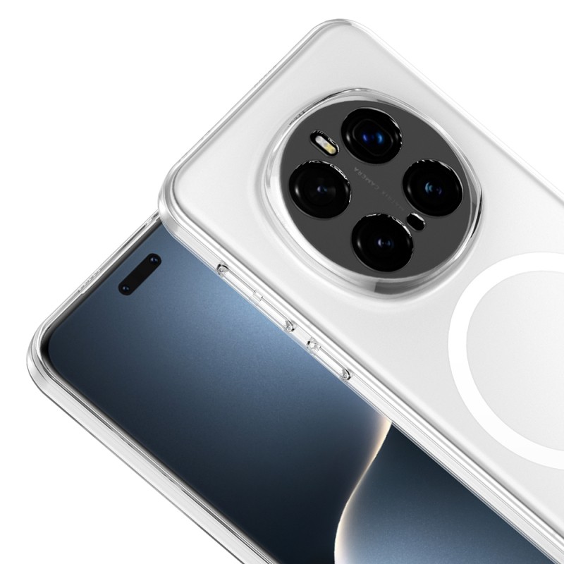 Honor Magic 7 Pro Camera Protected M-Safe Charging Transparent Zore London Hard PC Case - 3