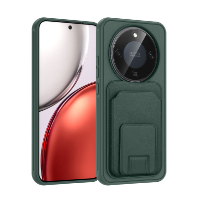 Honor Magic 8 Lite 5G Case with Card Holder TPU Zore Bikart Cover - Zore