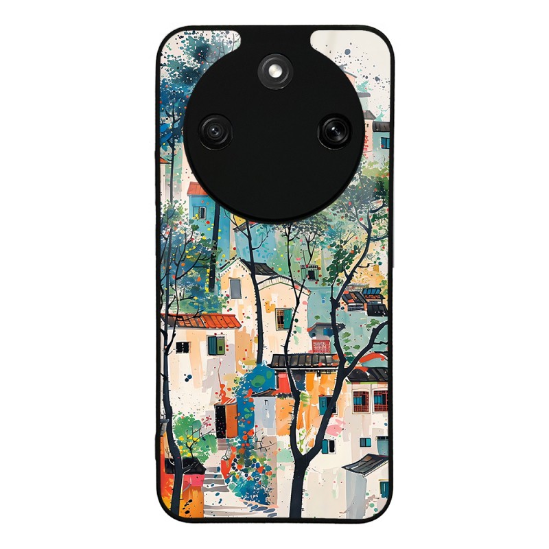 Honor Magic 8 Lite 5G Kılıf Kamera Korumalı Desenli Zore Lusi Kapak - 2