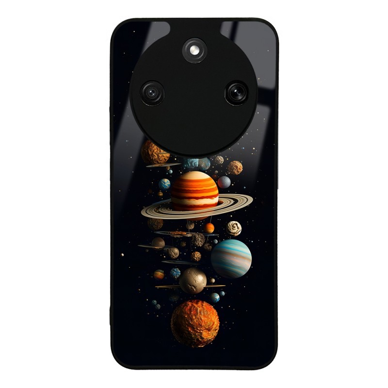 Honor Magic 8 Lite 5G Kılıf Kamera Korumalı Desenli Zore Lusi Kapak - 5