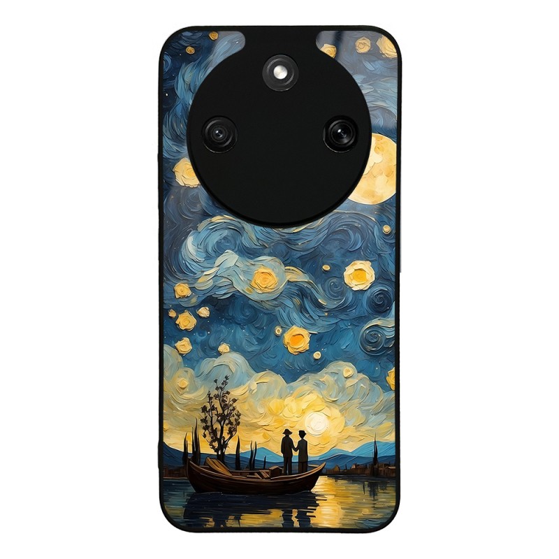 Honor Magic 8 Lite 5G Kılıf Kamera Korumalı Desenli Zore Lusi Kapak - 6