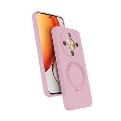 Honor Magic 8 Lite 5G Kılıf M-safe Şarj Özellikli Standlı Zore Samara Kapak - 4