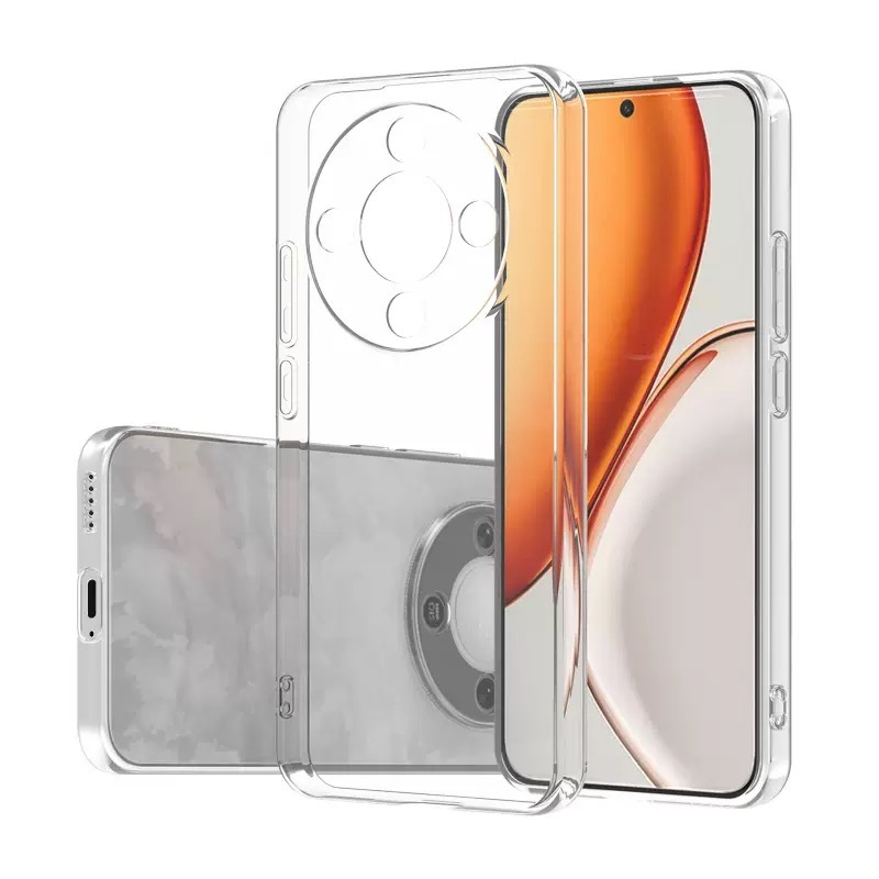 Honor Magic 8 Lite 5G Kılıf Zore Süper Silikon Kapak - Şeffaf