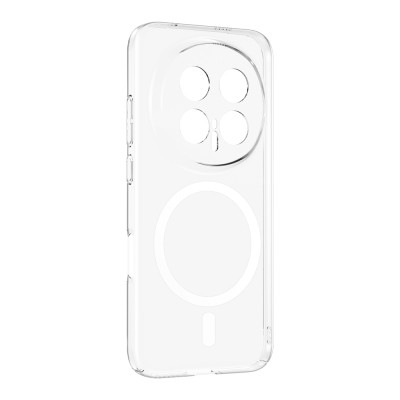 Honor Magic 8 Pro Camera Protected M-Safe Charging Transparent Zore London Hard PC Case - 2