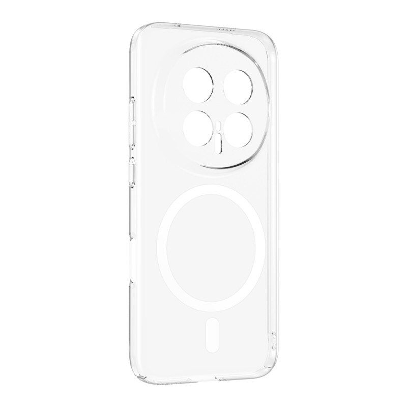Honor Magic 8 Pro Camera Protected M-Safe Charging Transparent Zore London Hard PC Case - 2