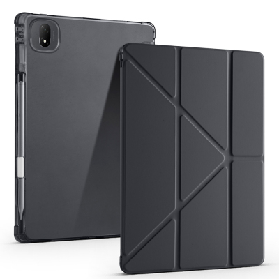 Honor MagicPad 2 Kılıf Zore Tri Folding Kalem Bölmeli Standlı Kılıf - Zore