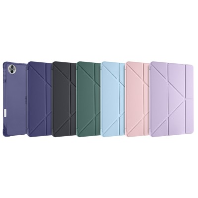 Honor Pad 10 12.1 Case Zore Tri Folding Stand Case with Pen Compartment - 44