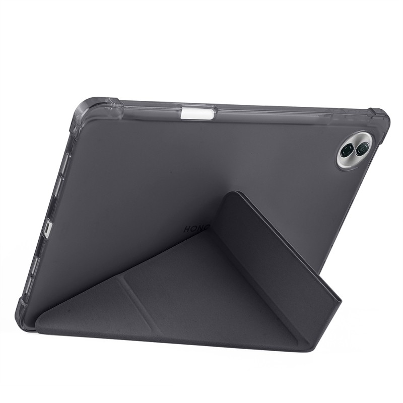Honor Pad 10 12.1 Case Zore Tri Folding Stand Case with Pen Compartment - 31