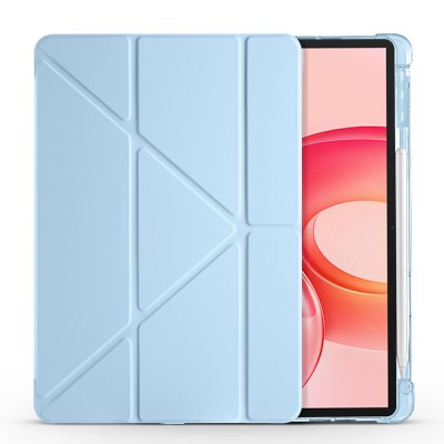 Honor Pad 10 12.1 Case Zore Tri Folding Stand Case with Pen Compartment - 15