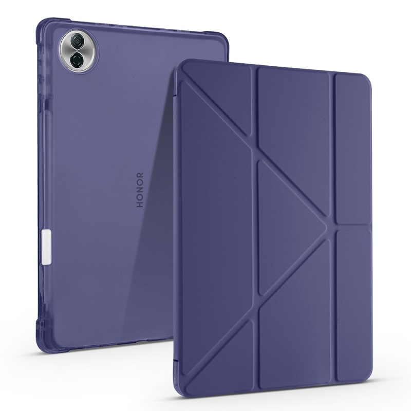 Honor Pad 10 12.1 Case Zore Tri Folding Stand Case with Pen Compartment - 1
