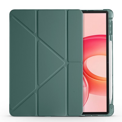 Honor Pad 10 12.1 Case Zore Tri Folding Stand Case with Pen Compartment - 13