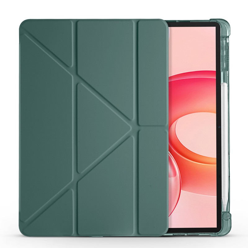 Honor Pad 10 12.1 Case Zore Tri Folding Stand Case with Pen Compartment - 13