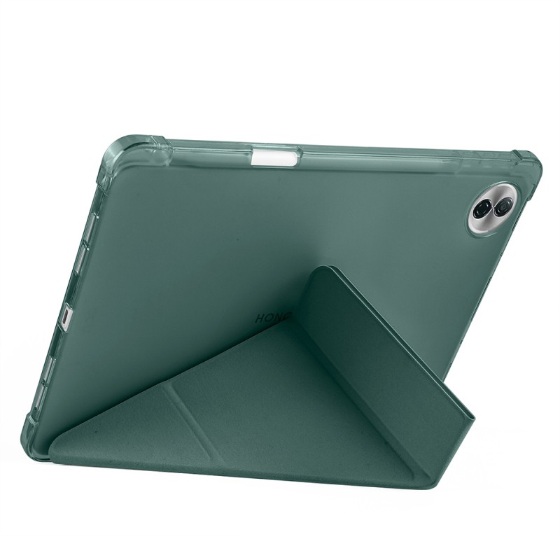 Honor Pad 10 12.1 Case Zore Tri Folding Stand Case with Pen Compartment - 33