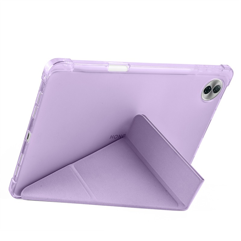 Honor Pad 10 12.1 Case Zore Tri Folding Stand Case with Pen Compartment - 36