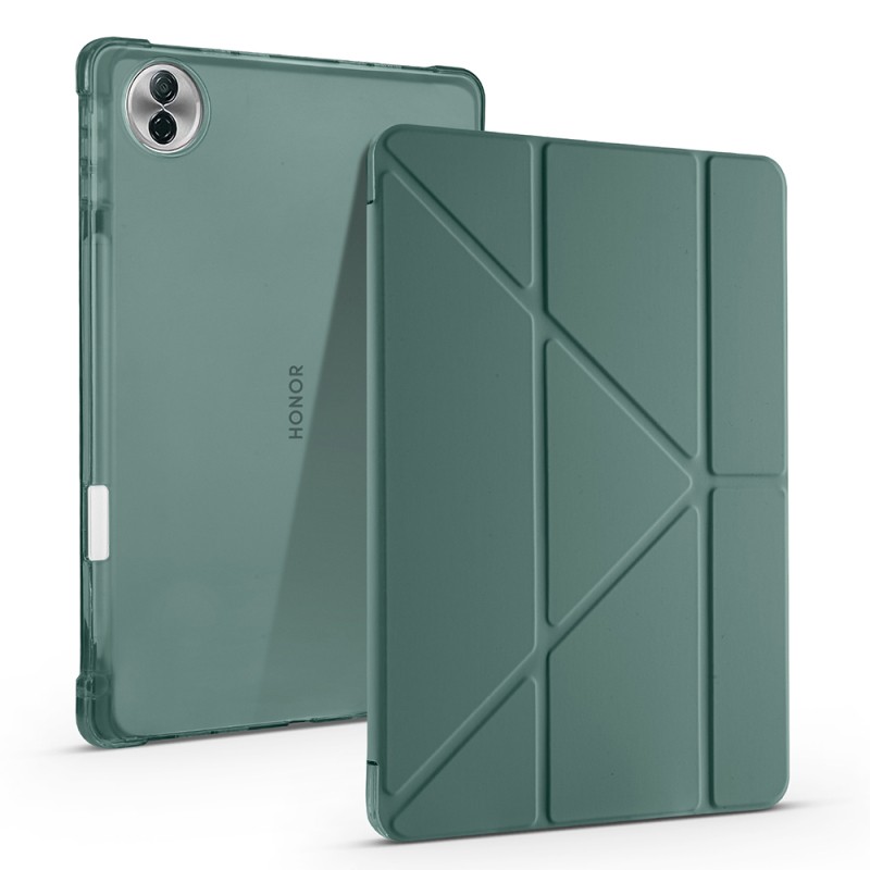 Honor Pad 10 12.1 Case Zore Tri Folding Stand Case with Pen Compartment - 7