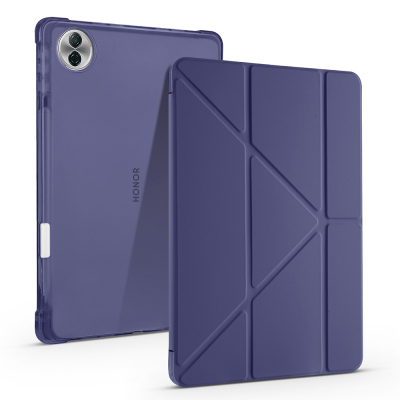 Honor Pad 10 12.1 Kılıf Zore Tri Folding Kalem Bölmeli Standlı Kılıf - Zore