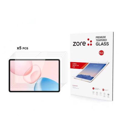 Honor Pad 10 Zore 5in1 Tablet Temperli Cam Ekran Koruyucu - Zore