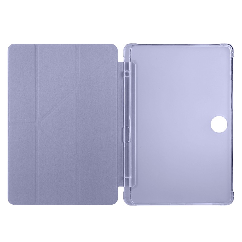 Honor Pad 9 Case Zore Tri Folding Pen Compartment Stand Case - 46