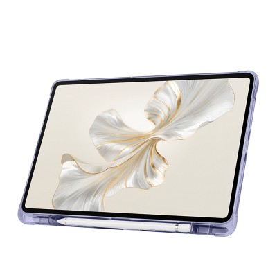 Honor Pad 9 Case Zore Tri Folding Pen Compartment Stand Case - 47