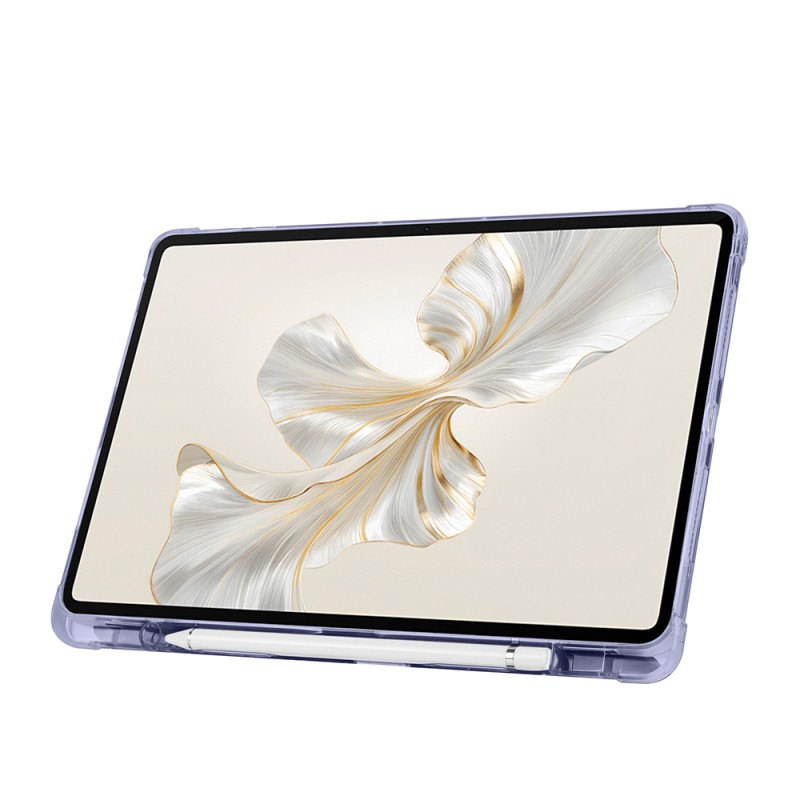 Honor Pad 9 Case Zore Tri Folding Pen Compartment Stand Case - 47