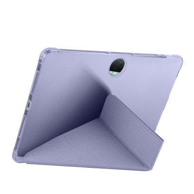 Honor Pad 9 Case Zore Tri Folding Pen Compartment Stand Case - 48