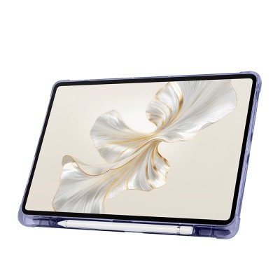 Honor Pad 9 Case Zore Tri Folding Pen Compartment Stand Case - 37