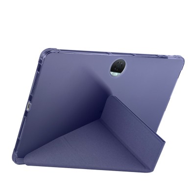 Honor Pad 9 Case Zore Tri Folding Pen Compartment Stand Case - 38