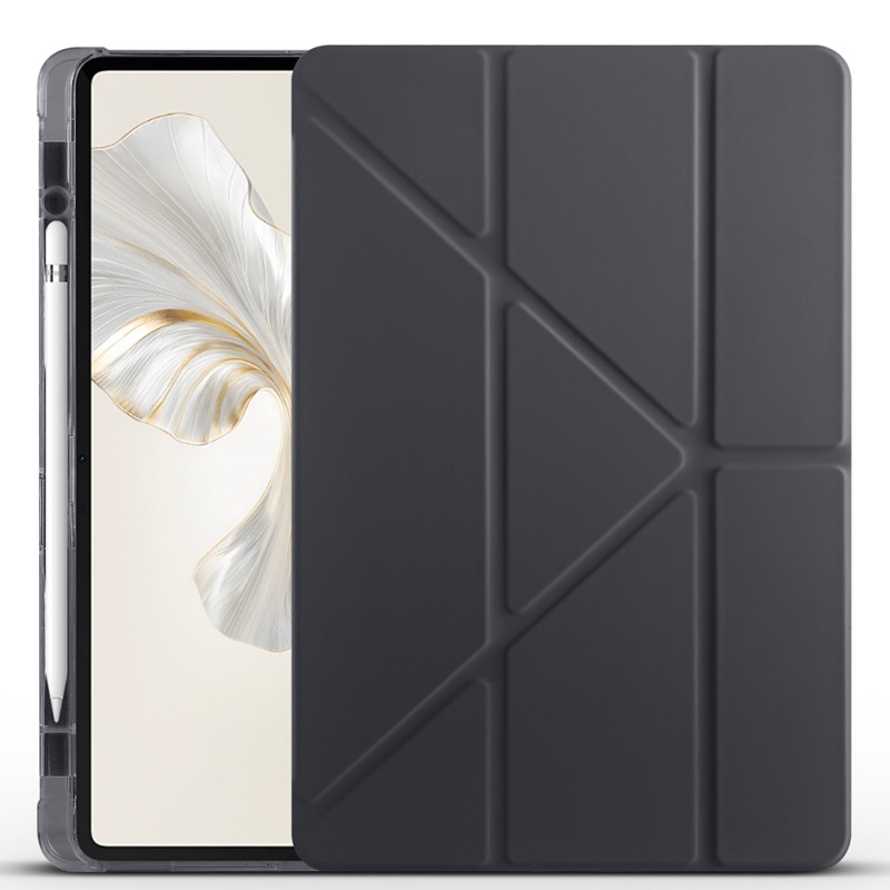 Honor Pad 9 Case Zore Tri Folding Pen Compartment Stand Case - 30