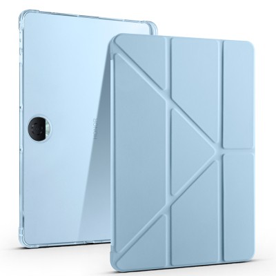 Honor Pad 9 Case Zore Tri Folding Pen Compartment Stand Case - 12