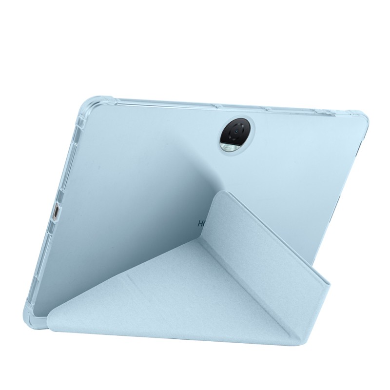 Honor Pad 9 Case Zore Tri Folding Pen Compartment Stand Case - 19