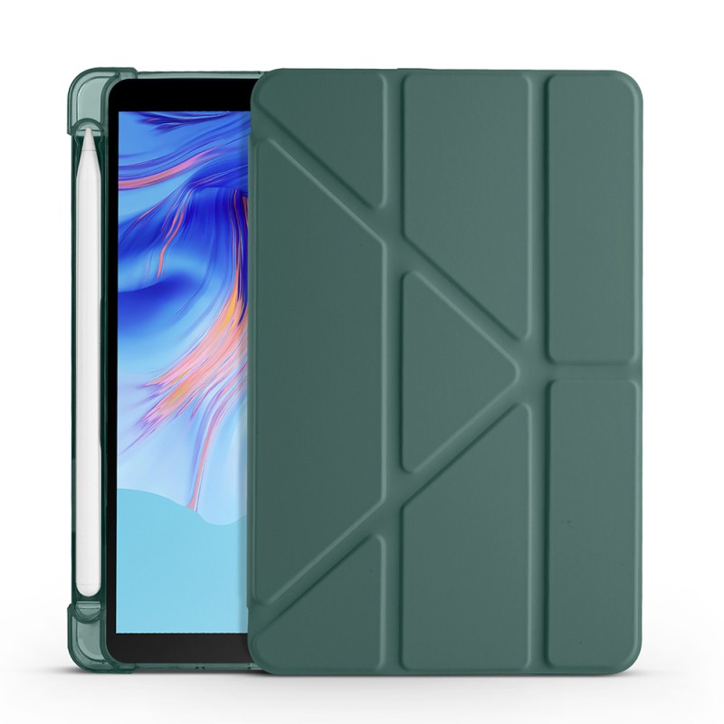 Honor Pad X7 8.7 Kılıf Zore Tri Folding Kalem Bölmeli Standlı Kılıf - 25