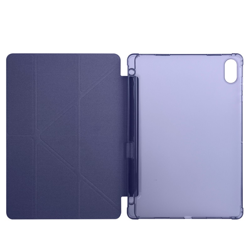 Honor Pad X8A Case Zore Tri Folding Stand Case with Pen Compartment - 28