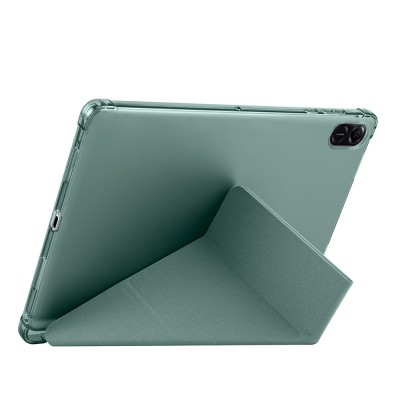 Honor Pad X8A Case Zore Tri Folding Stand Case with Pen Compartment - 29