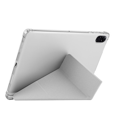 Honor Pad X8A Case Zore Tri Folding Stand Case with Pen Compartment - 31