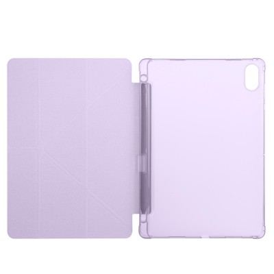 Honor Pad X8A Case Zore Tri Folding Stand Case with Pen Compartment - 24