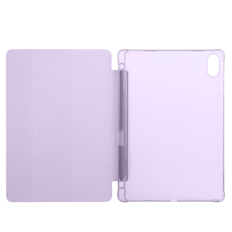 Honor Pad X8A Case Zore Tri Folding Stand Case with Pen Compartment - 24