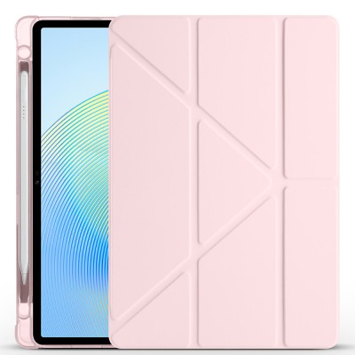 Honor Pad X8A Case Zore Tri Folding Stand Case with Pen Compartment - 18