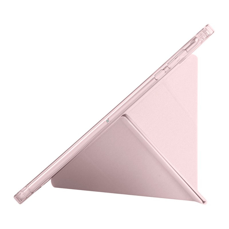 Honor Pad X8A Case Zore Tri Folding Stand Case with Pen Compartment - 44