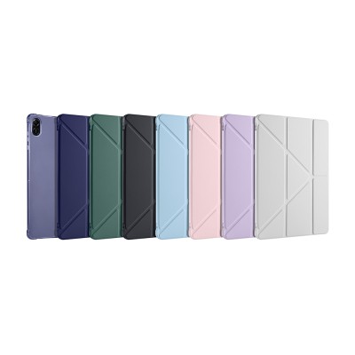 Honor Pad X8A Case Zore Tri Folding Stand Case with Pen Compartment - 50