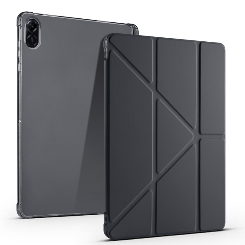 Honor Pad X8A Case Zore Tri Folding Stand Case with Pen Compartment - 4