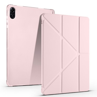 Honor Pad X8A Case Zore Tri Folding Stand Case with Pen Compartment - 3