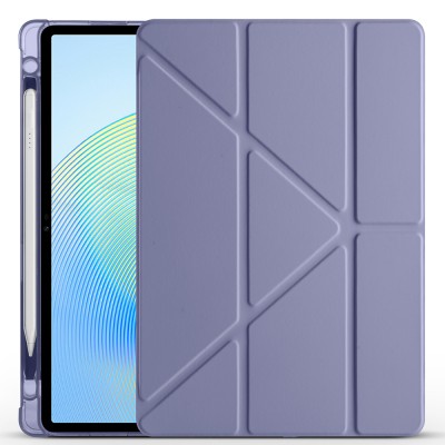 Honor Pad X8A Case Zore Tri Folding Stand Case with Pen Compartment - 10