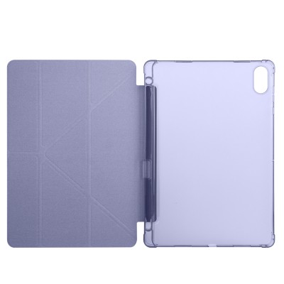 Honor Pad X8A Case Zore Tri Folding Stand Case with Pen Compartment - 11