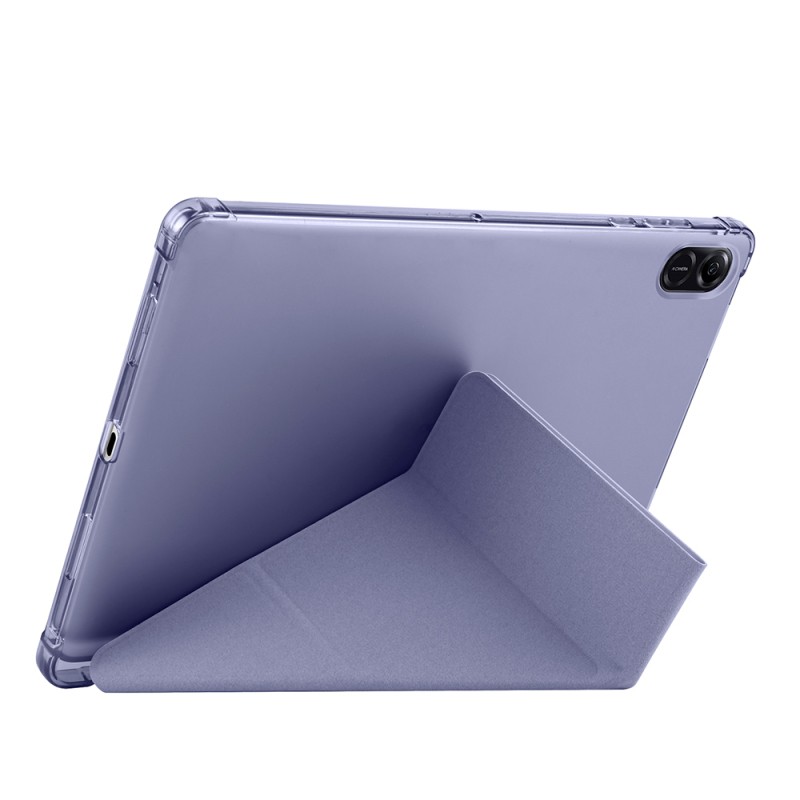 Honor Pad X8A Case Zore Tri Folding Stand Case with Pen Compartment - 12