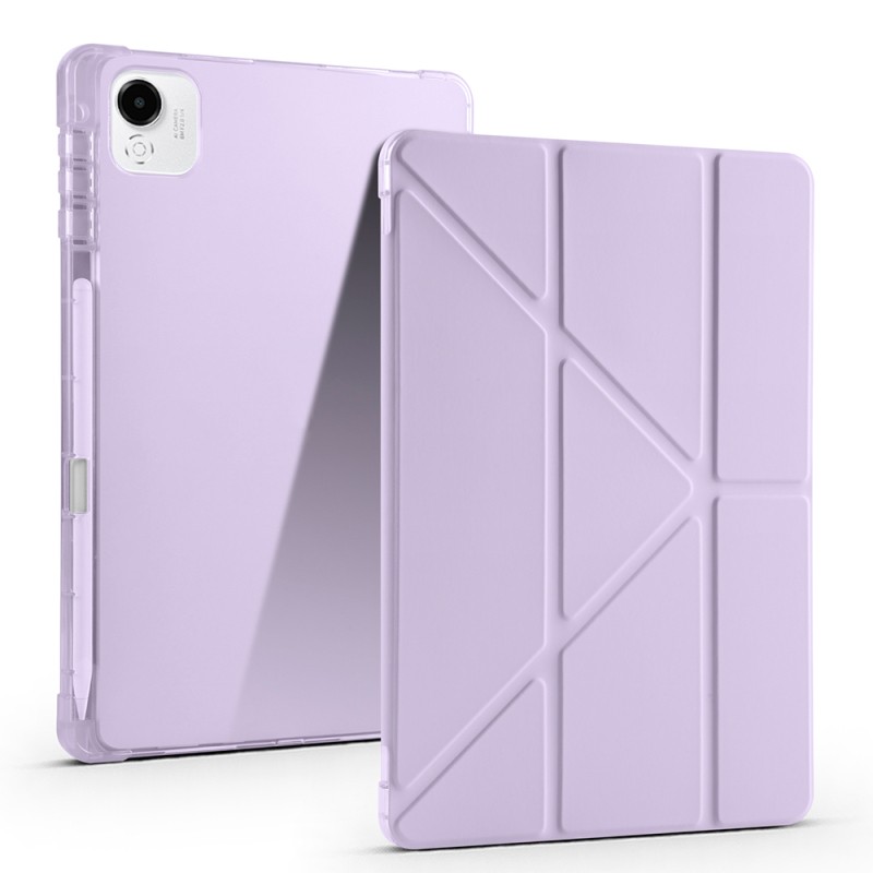 Honor Pad X9 Pro Case Zore Tri Folding Pen Compartment Stand Case - 3