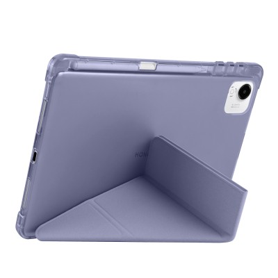 Honor Pad X9 Pro Case Zore Tri Folding Pen Compartment Stand Case - 9