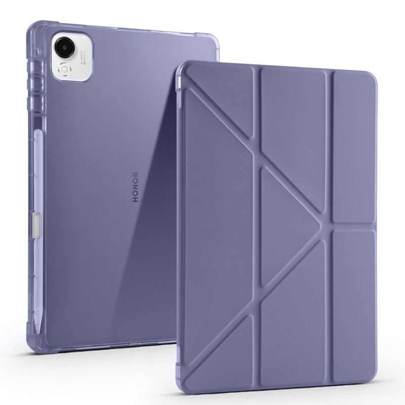 Honor Pad X9 Pro Case Zore Tri Folding Pen Compartment Stand Case - 2