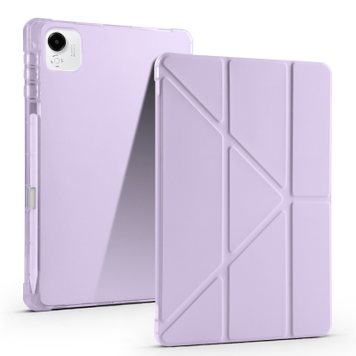 Honor Pad X9 Pro Kılıf Zore Tri Folding Kalem Bölmeli Standlı Kılıf - Zore