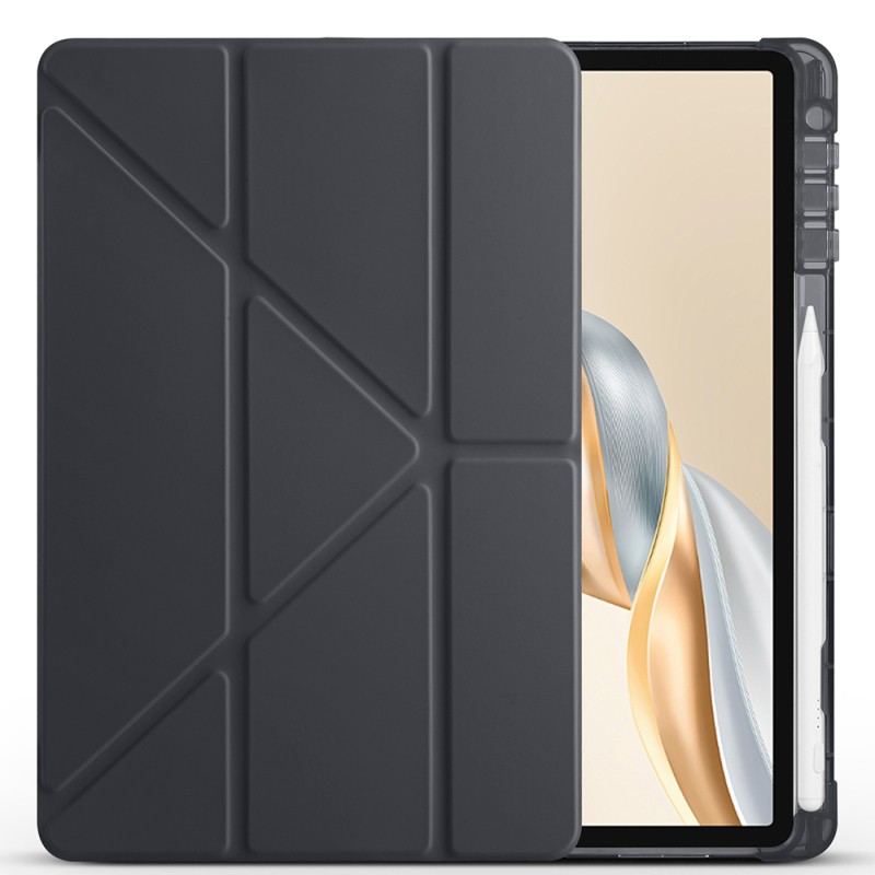 Honor Pad X9A Case Zore Tri Folding Pen Compartment Stand Case - 14
