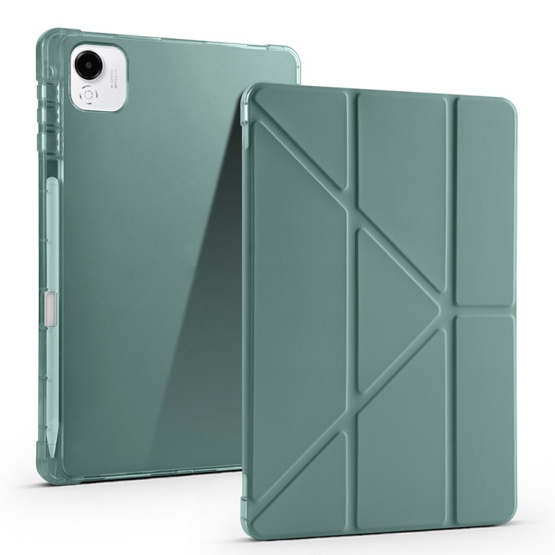 Honor Pad X9A Case Zore Tri Folding Pen Compartment Stand Case - 6